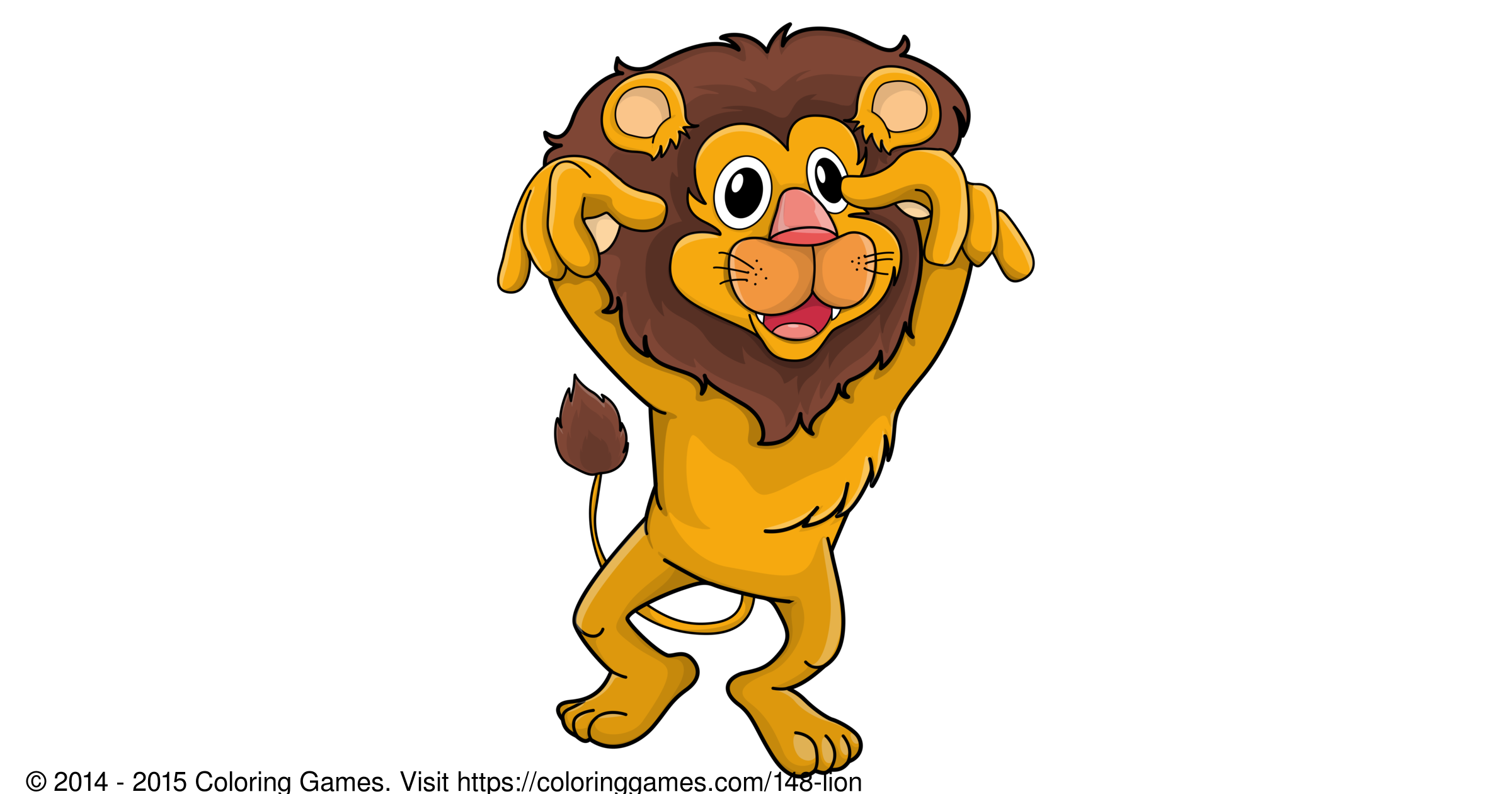 Lion - Coloring Games and Coloring Pages