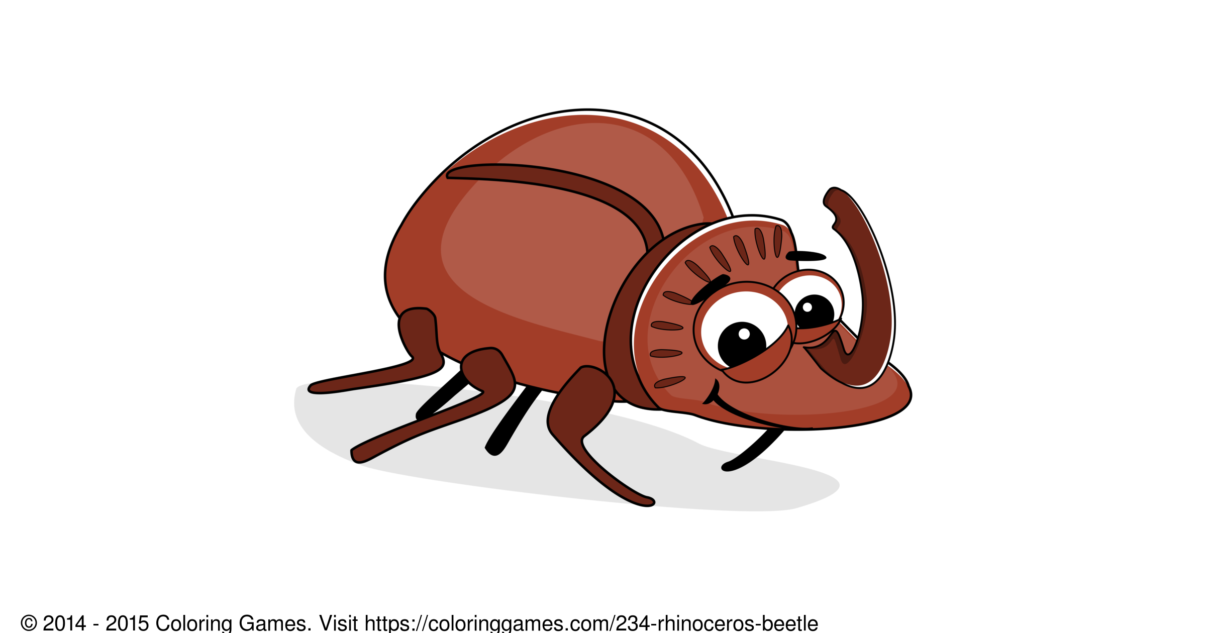 Download Rhinoceros Beetle - Coloring Games and Coloring Pages