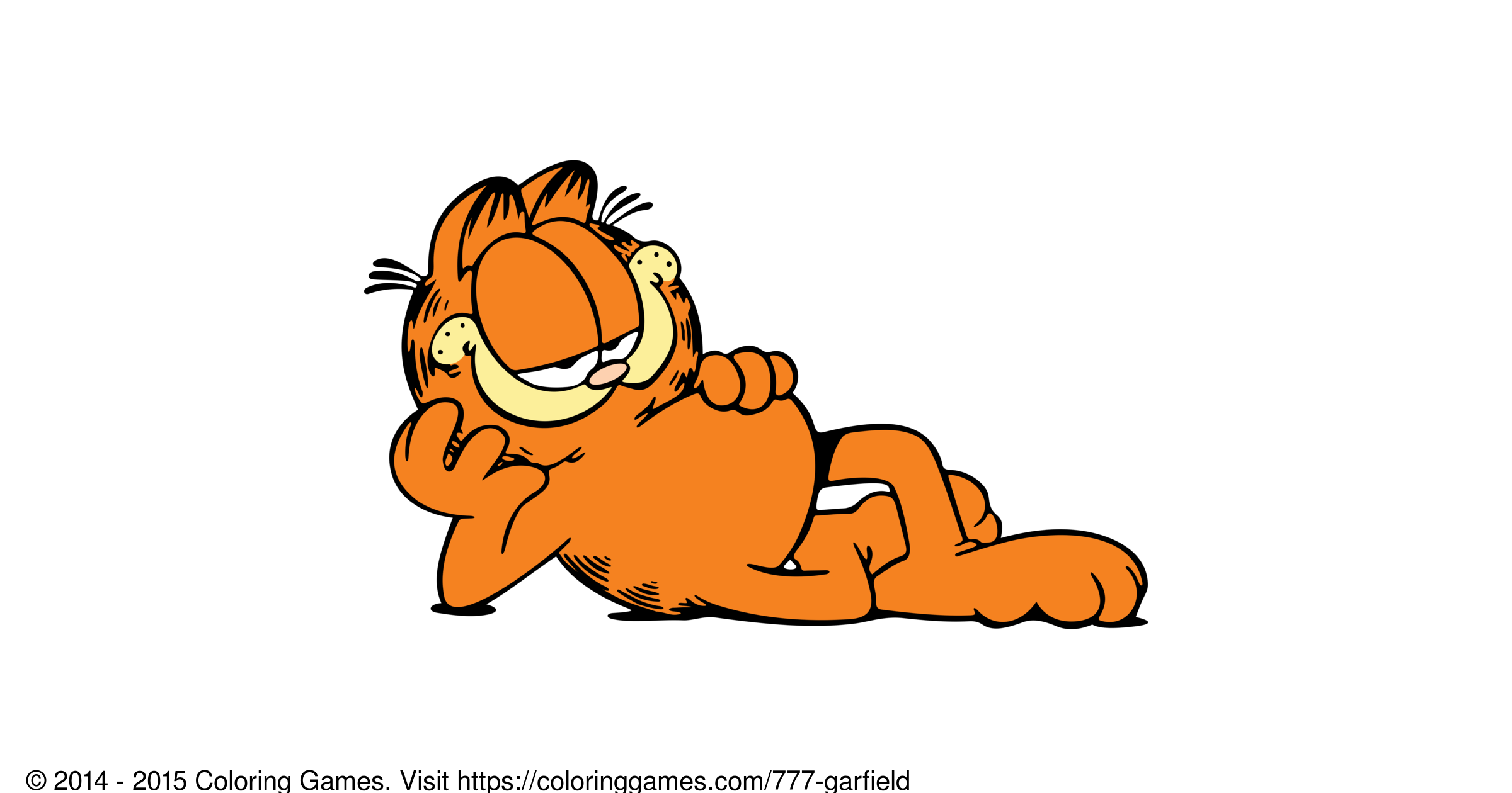 Garfield - Coloring Games and Coloring Pages