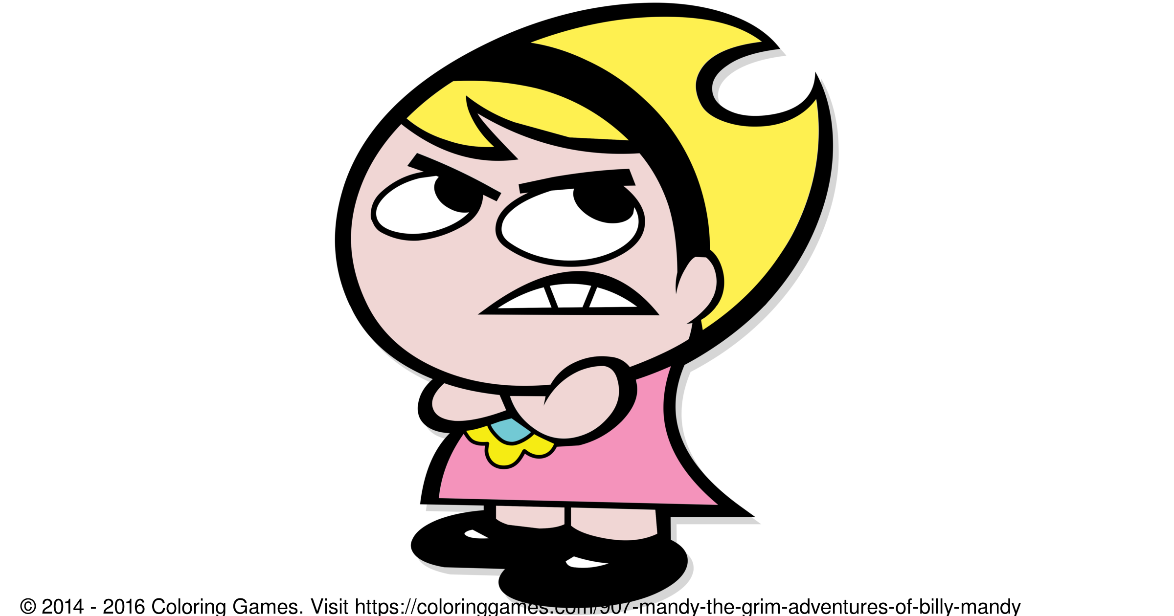 Mandy (The Grim Adventures of Billy & Mandy) - Coloring Games and Col.....