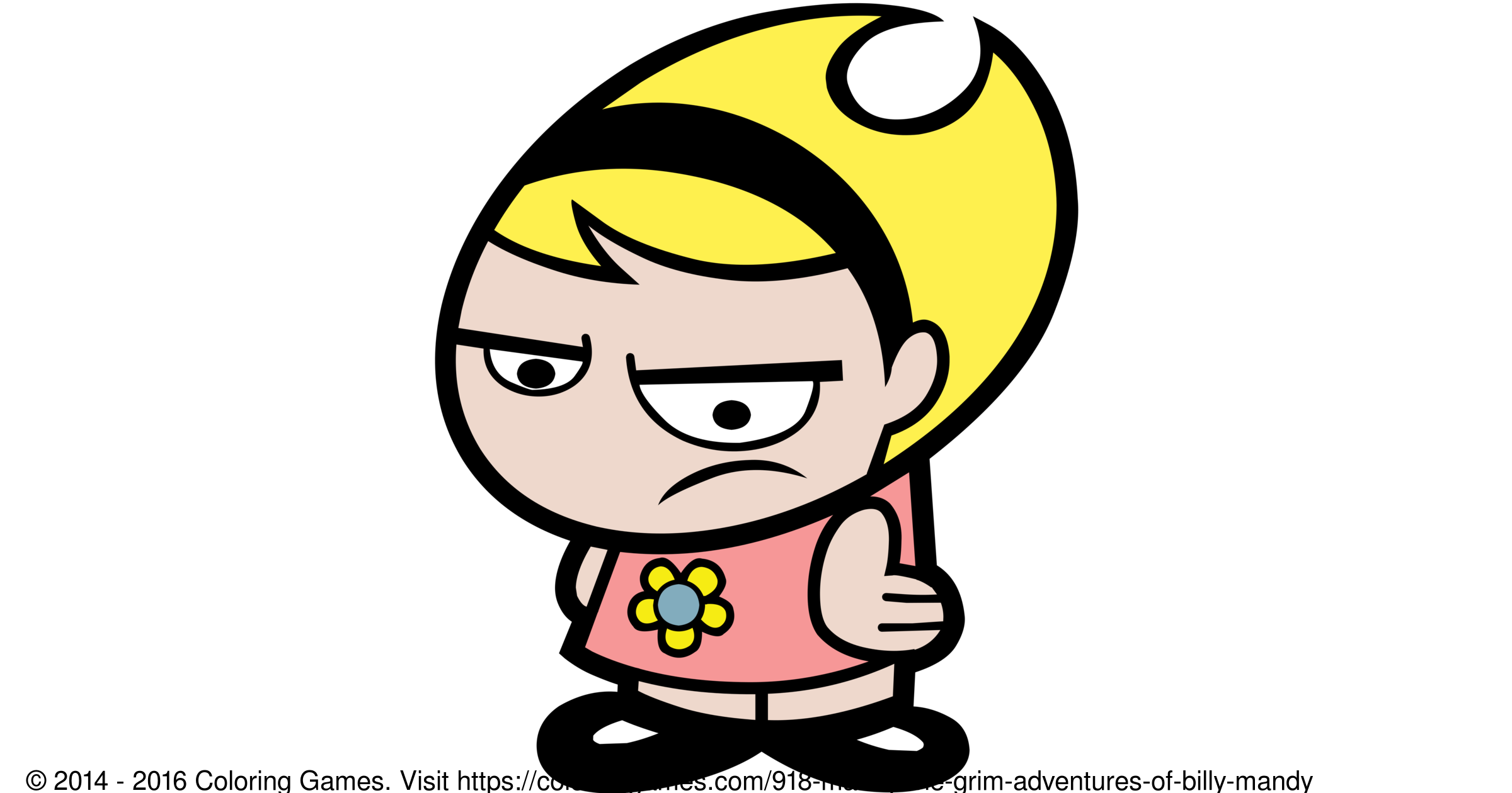 Mandy (The Grim Adventures of Billy & Mandy) - Coloring Games and
